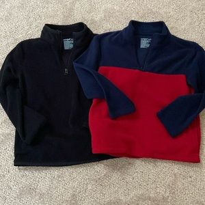 Cat & Jack Fleece Mock Neck Zip-Up Sweater- XS (4/5)